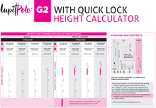 Load image into Gallery viewer, Lupit pole Classic G2 quick lock, white, 45mm