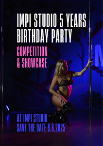 Application fee -  IMPI STUDIO 5 YEARS PARTY COMPETITION & SHOWCASE 9.8.2025