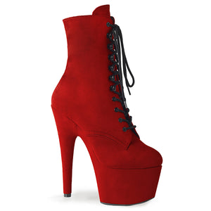 Adore-1020FS Red Faux Suede
